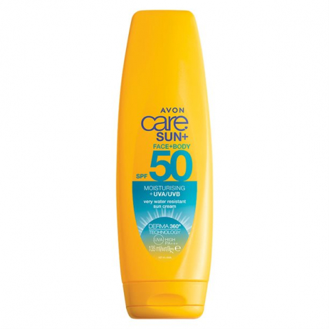 Protectie Solara - Cremă Hidratantă pentru Față și Corp Rezistentă la Apă Avon SPF 50