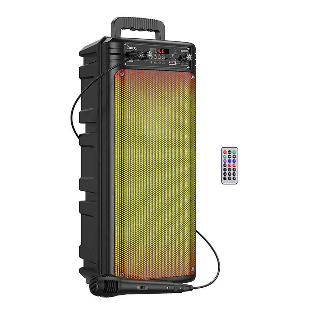 Difuzor wireless HOCO bluetooth + microfon fir BS52 negru [5]