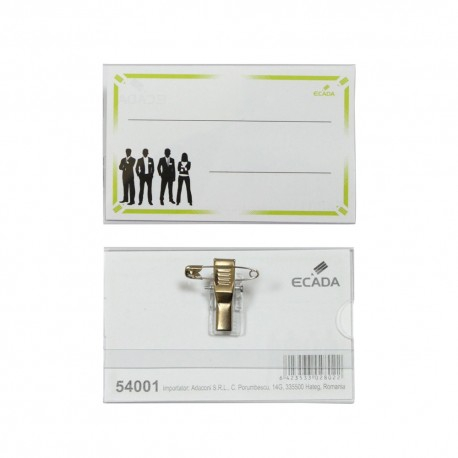 Accesorii birou - Ecuson cu Ac și Clips Ecada