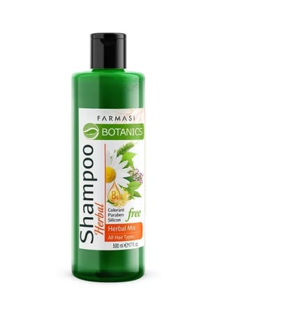 Îngrijire Păr - Farmasi Botanics Sampon cu Mix de Ierburi – Curatare delicata si fortifiere par – 500 ml