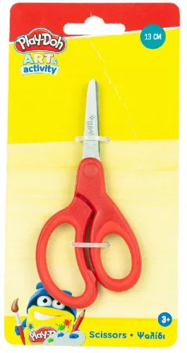 Rechizite - Foarfecă pentru Hârtie Play-Doh Art – 13 cm, Sigură și Ușor de Folosit de Copii
