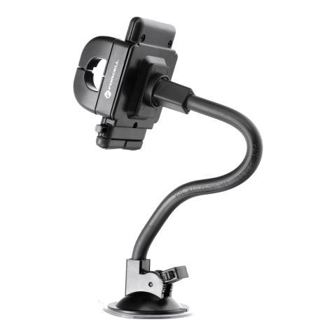 Forcell F-Grip Regular – Suport auto universal pentru telefon, 27 cm, prindere pe parbriz, bord sau grilă, negru [4]