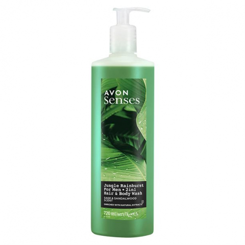 Îngrijire a Corpului - Gel de duș 2 în 1 pentru bărbați Jungle Rainburst - Avon