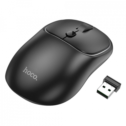 Tastaturi &Mouse-uri - Hoco Mouse Wireless 2.4G GM25, 1600 DPI, Dark Night Black
