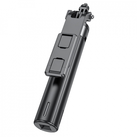 Hoco Selfie Stick cu Telecomandă Bluetooth și Trepied K21, Negru [4]