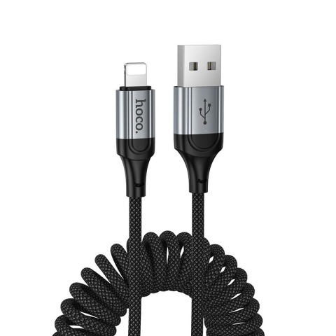Cabluri - Hoco X121 – Cablu USB-C la Lightning PD 27W, 1.5 m, negru