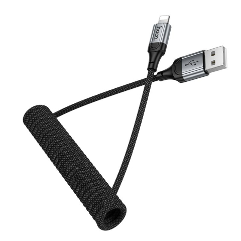 Hoco X121 – Cablu USB-C la Lightning PD 27W, 1.5 m, negru [2]