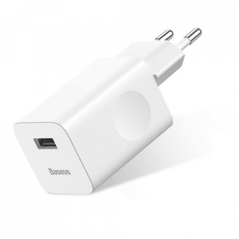 Încărcător Baseus QC 3.0 USB-A 24W CCALL-BX02, Alb – Încărcare Rapidă și Fiabilă [3]