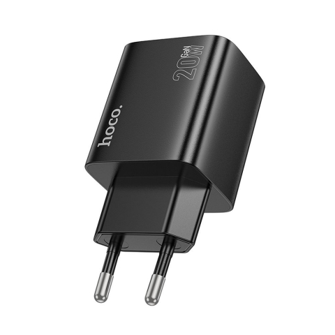 Incarcatoare - Incarcator HOCO N55 20W PD QC3.0 4 Porturi USB-C si USB-A Negru