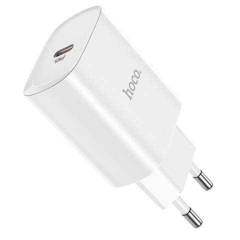 Încărcător HOCO Tip C PD 20W N14 alb [4]