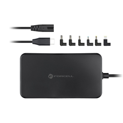 Încărcător universal laptop 90W Forcell F-Energy E856, 6 conectori, Negru [2]