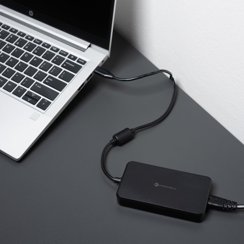 Încărcător universal laptop 90W Forcell F-Energy E856, 6 conectori, Negru [14]
