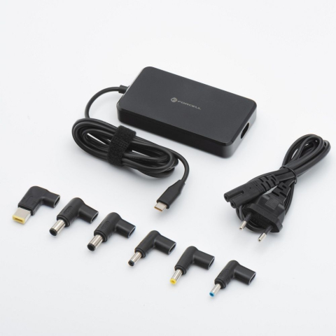 Încărcător universal laptop 90W Forcell F-Energy E856, 6 conectori, Negru [3]