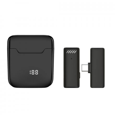 Microfon lavalier wireless pentru tip C cu carcasă de încărcare S11 [5]