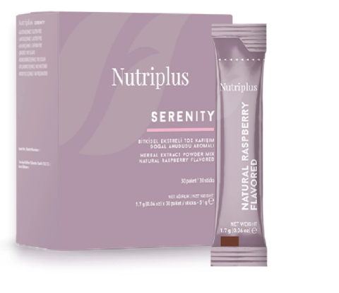 Vitamine&Suplimente - Nutriplus Ceai Serenity cu Zmeura 30 Plicuri – Relaxare Naturala si Gust Delicios