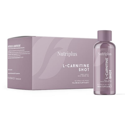 Vitamine&Suplimente - Nutriplus Shot L-Carnitină 15x50ml – Energie și Suport pentru Arderea Grăsimilor