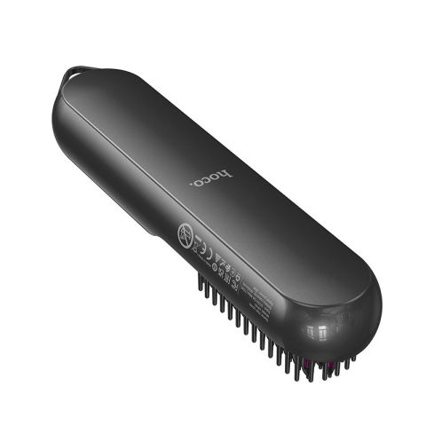 Perie Electrica de Indreptat Parul HOCO HP45, Fara Fir, 3 Trepte Temperatura, USB-C, Gri [2]