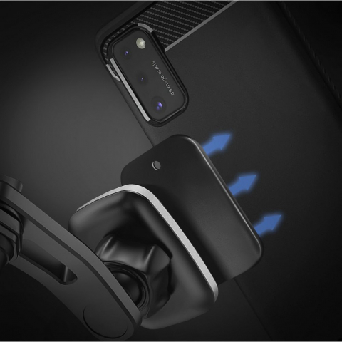 Placute Metalice Negru-Argintiu pentru Suport Magnetic Auto [2]