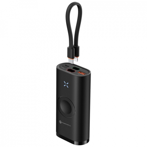 Power Bank Forcell F-Energy F10K4 10.000 mAh, 22.5W PD + QC 3.0, Compatibil Apple Watch, Negru – Încărcare Completă Oriunde [1]