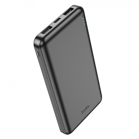 Powerbank-uri - Power Bank Hoco J100 10.000 mAh, 2.1A, Negru – Încărcare Simplă și Fiabilă Oriunde