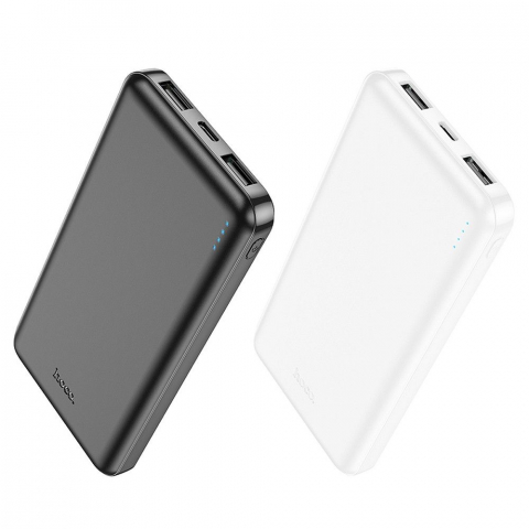 Power Bank Hoco J100 10.000 mAh, 2.1A, Negru – Încărcare Simplă și Fiabilă Oriunde [1]