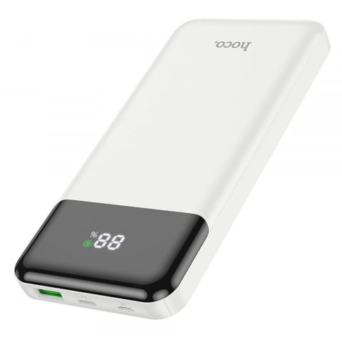 Power Bank Hoco J102 10.000 mAh, 20W PD + QC 3.0, Alb – Încărcare Rapidă Oriunde [1]