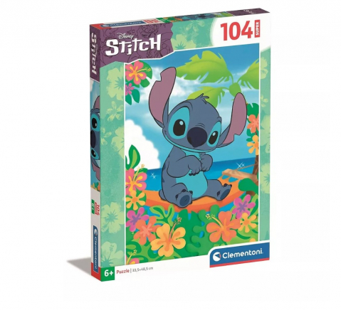 Puzzle copii - Puzzle Disney Lilo & Stitch Tropical - 104 Piese Clementoni