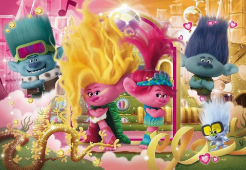 Puzzle Maxi Clementoni Trolls Band, 104 Piese [1]