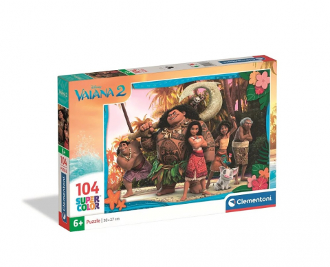 Puzzle copii - Puzzle Maxi Disney Vaiana "New Story Begins", 104 Piese