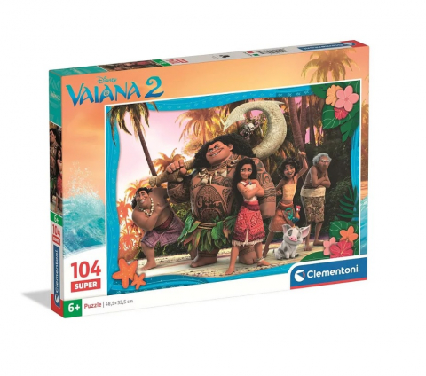Puzzle copii - Puzzle Maxi Disney Vaiana "New Story Begins", 104 Piese