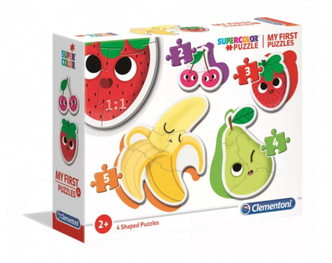 Jucarii si Gadget-uri copii - Puzzle pentru Bebeluși Clementoni "My First Fruit", Forme Fructe