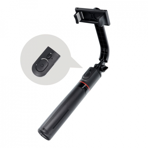 Selfie Stick Tripod cu Telecomandă Wireless SSTR-13, Negru – Suport Smart pentru Poze și Filmări [10]