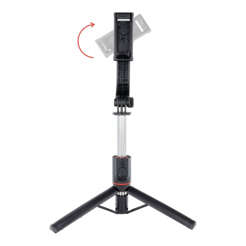 Selfie Stick Tripod cu Telecomandă Wireless SSTR-13, Negru – Suport Smart pentru Poze și Filmări [8]