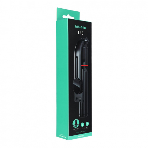 Selfie Stick Tripod cu Telecomandă Wireless SSTR-13, Negru – Suport Smart pentru Poze și Filmări [13]