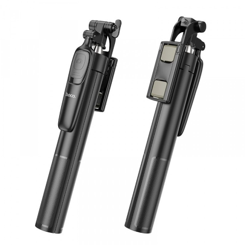 Selfie Stick Tripod Hoco K19 cu Telecomandă Bluetooth, Negru [5]