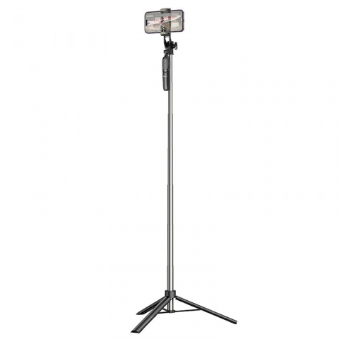 Selfie Stick Tripod Hoco K19 cu Telecomandă Bluetooth, Negru [7]