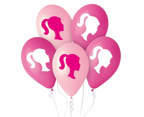 Articole petrecere - Set 5 baloane premium My Pink World cu cal Godan – 12 inch, roz tematic