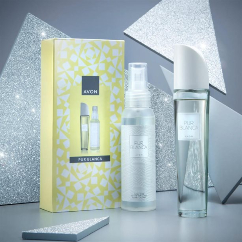 Cosmetice & Îngrijire personală - Set cadou Pur Blanca – Avon | parfum delicat + loțiune de corp femei