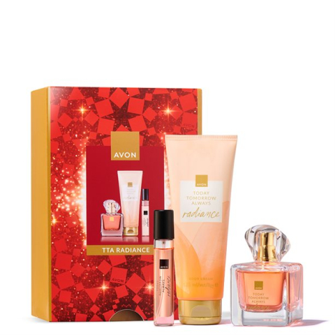 Parfumuri - Set Cadou TTA Radiance Avon – Apă de Parfum, Mini Parfum și Cremă de Corp
