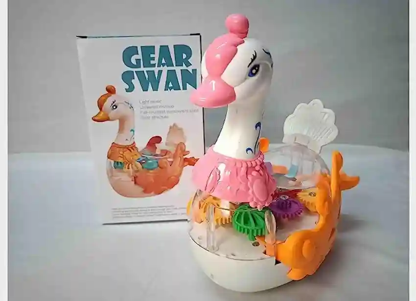 Jucarii Diverse - Set creativ mozaic Gear Swan – Activitate manuala pentru copii
