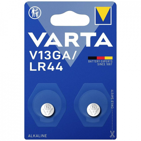 Casă - Set de 2 baterii Alkaline VARTA V13GA, Tip LR44
