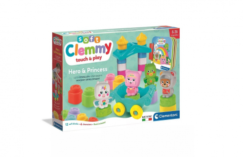 Jucarii si Gadget-uri copii - Set de Joacă Colorat Clementoni – Erou și Prințesă, Distracție Creativă pentru Copii