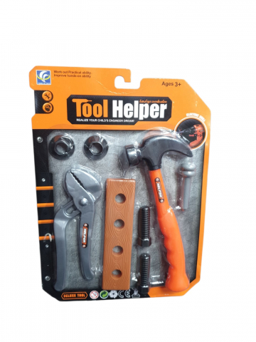 Jucarii Diverse - Set de unelte  pentru copii – trusă completă de bricolaj, din plastic rezistent