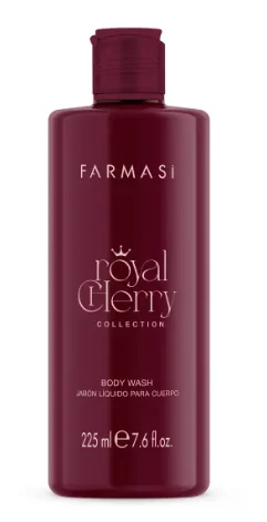 Set Royal Cherry Farmasi – Crema de Maini 30 ml, Gel de Dus 225 ml, Unt de Corp 250 ml – Parfum Dulce de Cirese [1]