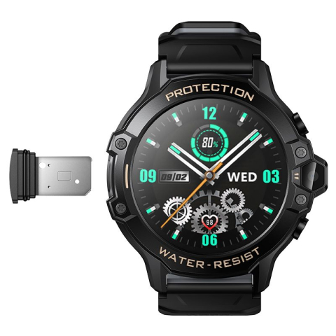 Smartwatch Copii Y107 4G GPS cu Apel Video SOS și Localizare Black [1]