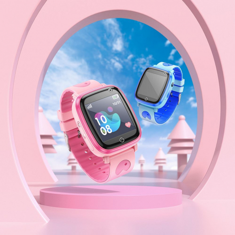 Smartwatch Hoco pentru Copii cu Funcție Apel 2G Y100, Albastru [3]