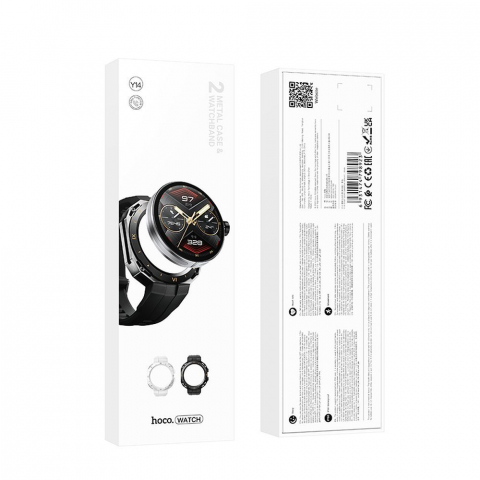 Smartwatch Hoco Y14 cu Funcție de Apel, Negru [6]
