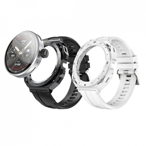 Smartwatch Hoco Y14 cu Funcție de Apel, Negru [1]