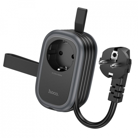 Casă - Prelungitor Multifuncțional Hoco, 1 Priză + 2 x USB-A + Type-C, 4000W, PD QC 3A 20W