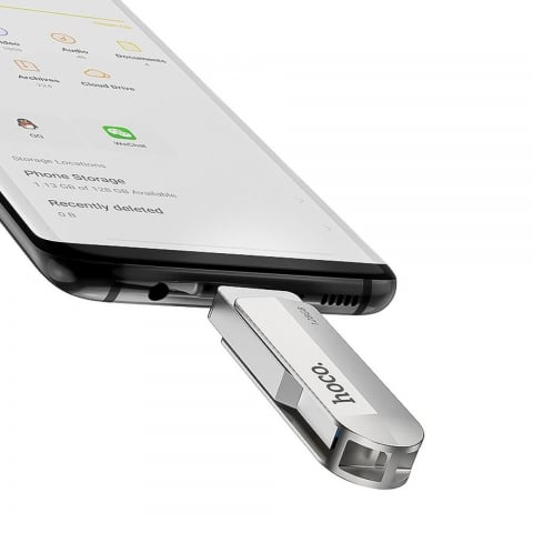 Stick USB Hoco UD10 64GB, Dual USB-A + USB-C, USB 3.0 – Stocare Rapidă și Versatilă [2]